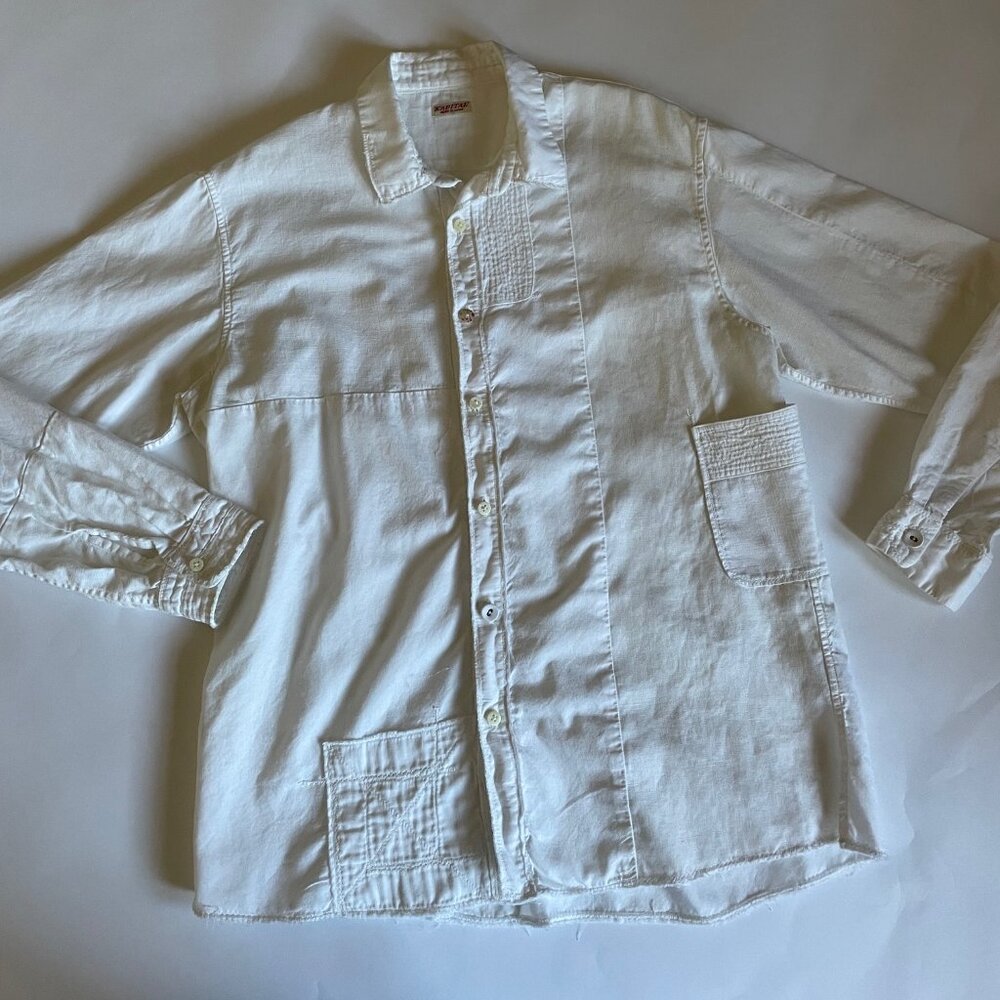 Kapital unisex Katmandu shirt white